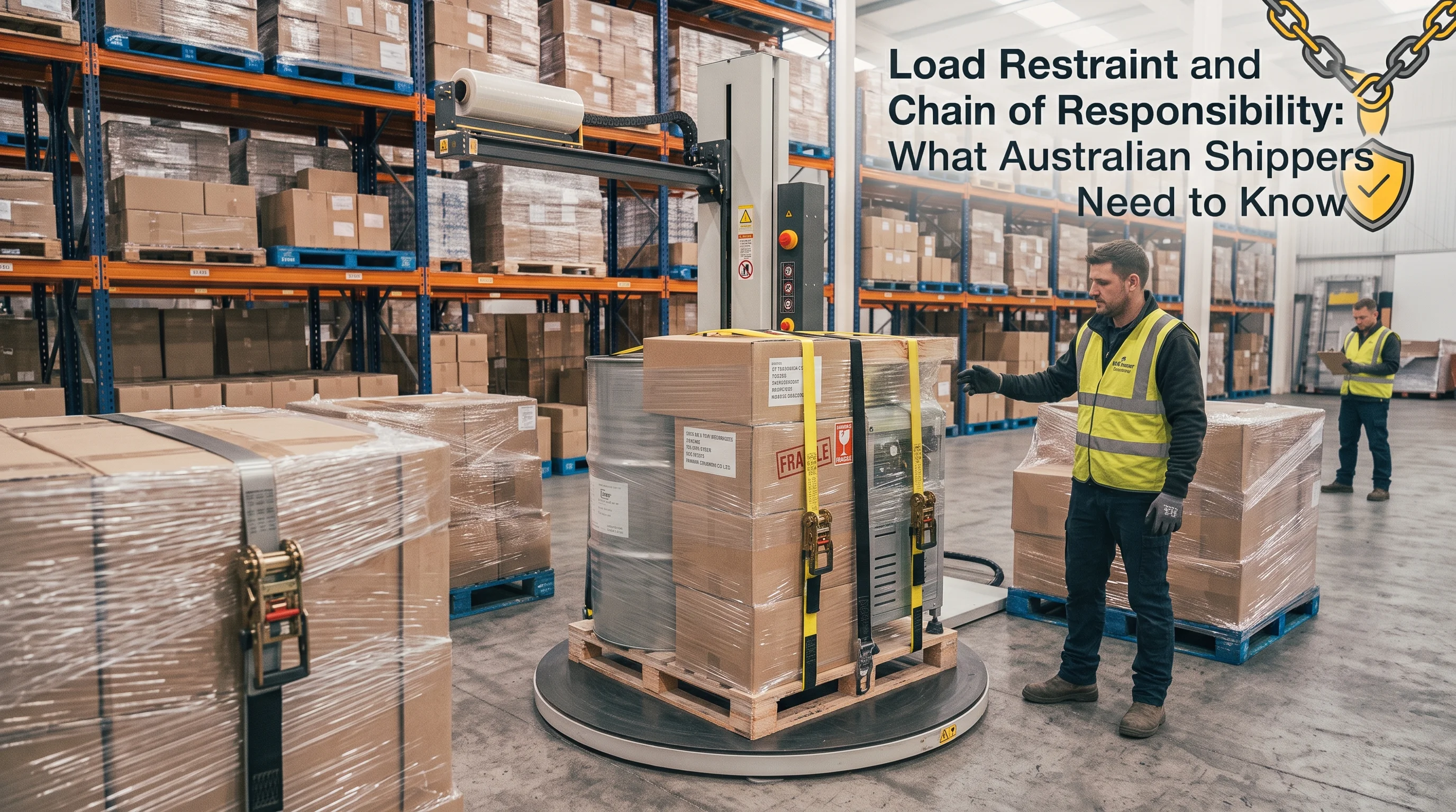 Chain of Responsibility in pallet wrapping and loading